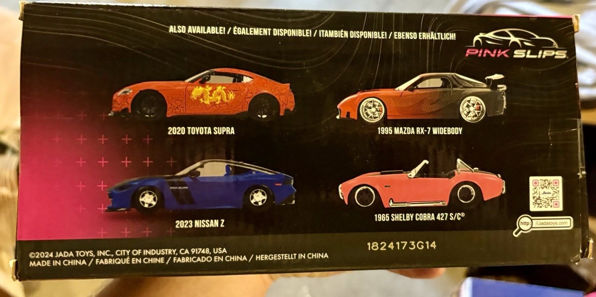 Jada Toys Pink Slips 1:24 Die Cast Car Assortment Model Vehicles(1