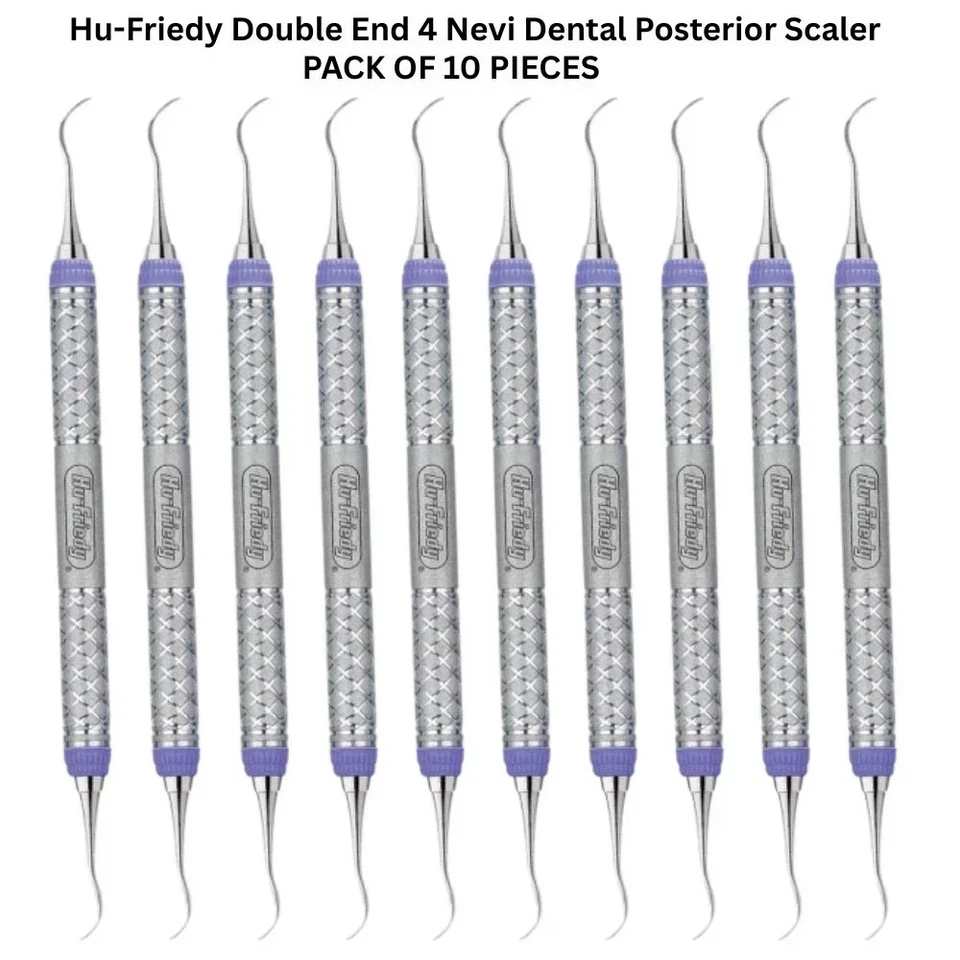 Escalador dental posterior Hu-Friedy SCNEVI49E2 doble extremo 4 Nevi 9 mango Everedge Foto 2 de 4