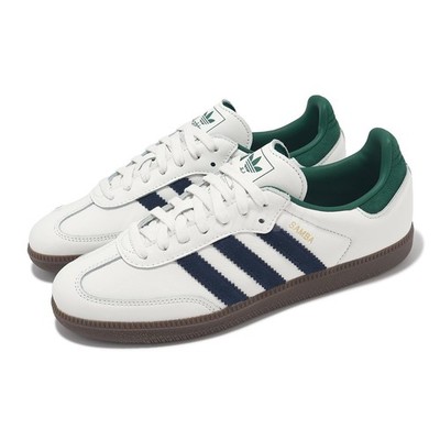 Size 9.5 - adidas Samba OG White Navy Collegiate Green for sale Size 9.5 - adidas Samba OG White Navy Collegiate Green for sale