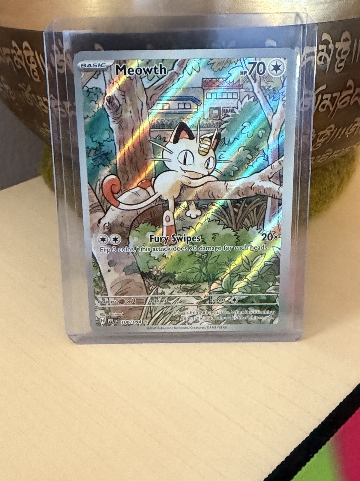 Meowth 106/094 - IR - Phantasmal Flames PFL Mega Evolution - Pokemon NM/M