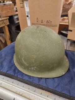 US Military Steel Helmet and Liner