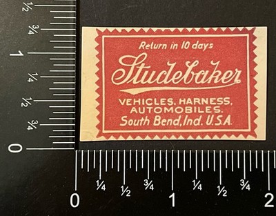 Travelstamps: Studebaker Ad Piece from Mail Out - Vehicles, Harness, Automobiles