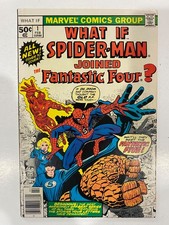 What If? #1 (Marvel Comics February 1977) Newsstand Spider-Man Fantastic Four