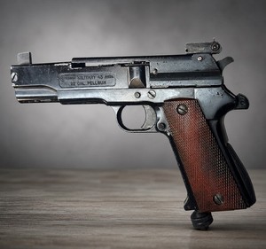 Rare Crosman Mdl 451 Military 45 Auto .22 Cal 1911 Type Air Pistol - Cycles