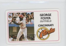 1981 Perma-Graphics/Topps Credit Cards George Foster #125-009