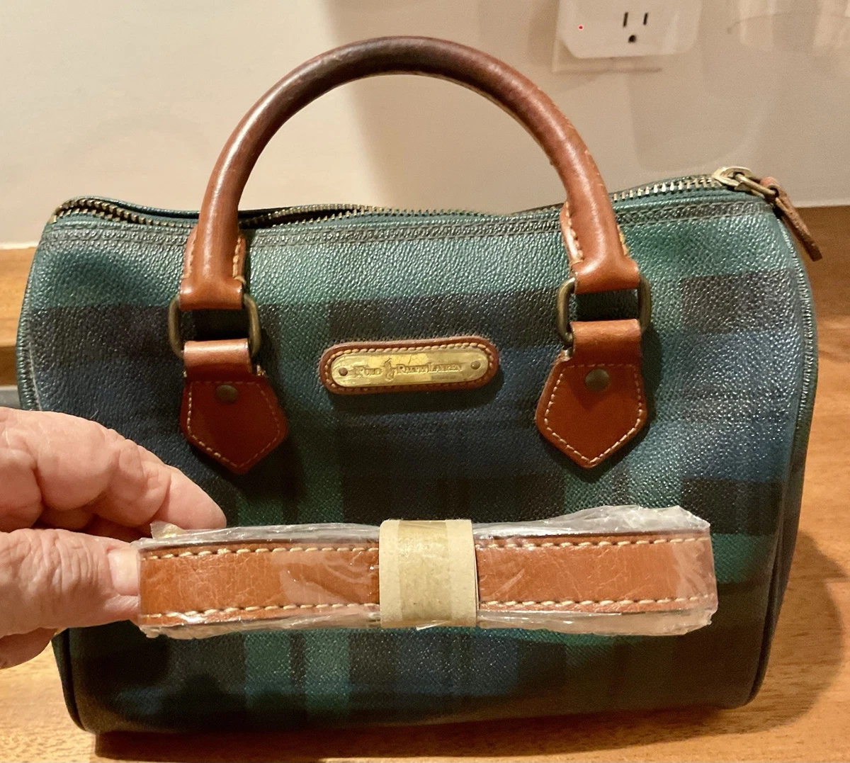 Polo Ralph Lauren Green PVC Exterior Bags & Handbags for Women for