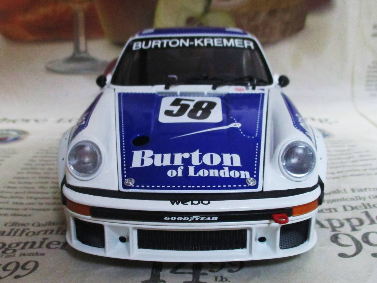 Rare out of print EXOTO 1 18 1977 Porsche 934 RSR 58 Kremer Rare out of print EXOTO 1 18 1977 Porsche 934 RSR 58 Kremer