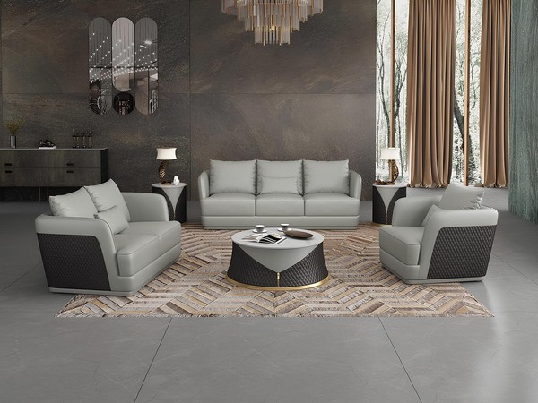 Design Sofagarnitur Sitz Polster Couch 321 Garnituren Ledersofa Polster Couchen-image