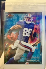 2024 Topps Finest Hakeem Nicks 044/200 Blue Refractor #1 NY Giants