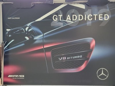 AMG 2019 Calendar GT Addicted Mercedes-Benz Brochure Poster Shipped from Germany