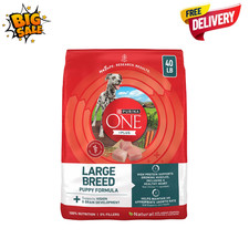 Purina One Plus Puppy Dry Dog Food for Large Dogs High Protein  40 lb 1.65 per pound