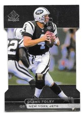 GLENN FOLEY SERIAL /500 1998 SP AUTHENTIC DIE-CUT 98 NEW YORK JETS