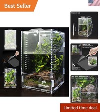 Acrylic Jumping Spider Habitat, Insect Terrarium, Bug Enclosure, Praying Mant...