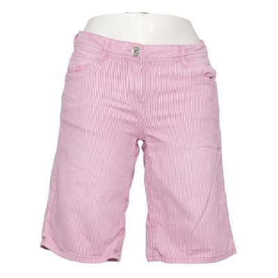 Cecil, Shorts, Größe: 25, Scarlett, Pink/Weiß, Baumwolle/Elasthan #cFa