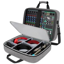 Audio Mixer Bag Scratch-Resistant Compact Audio DJ Mixer Adjustable Storage Case