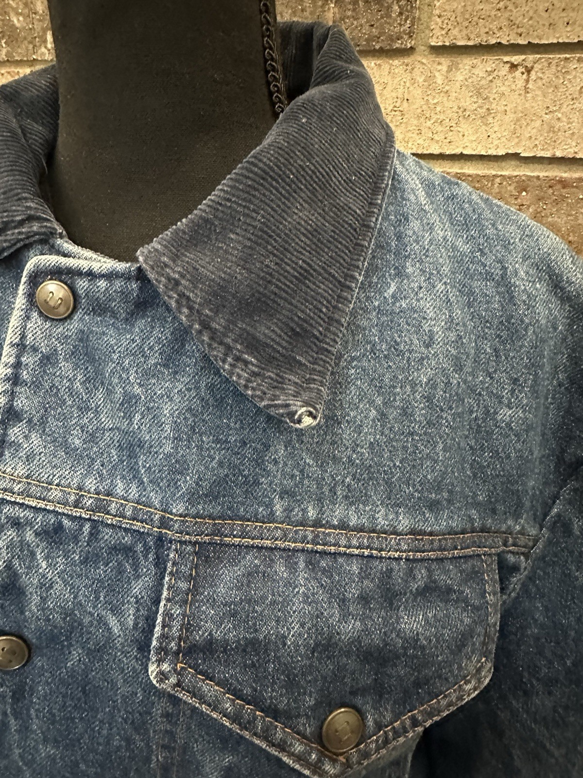 Sears Roebuck Denim Jacket Button Down Vintage La… - image 2