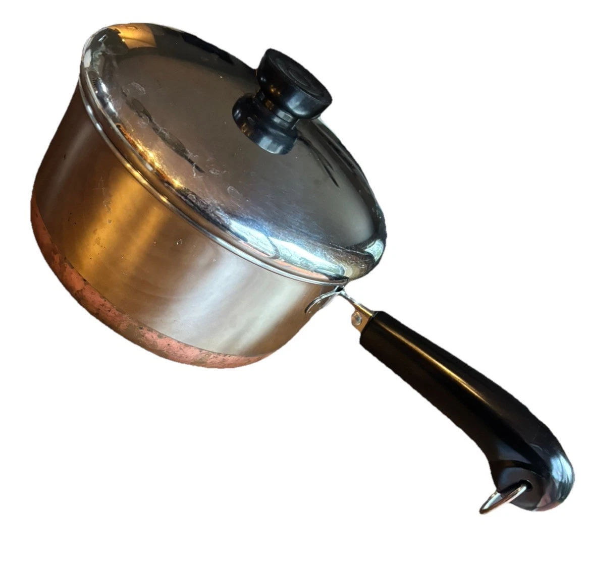 Revere Ware Vintage 2 Qt Saucepan Copper Clad Pot With Lid