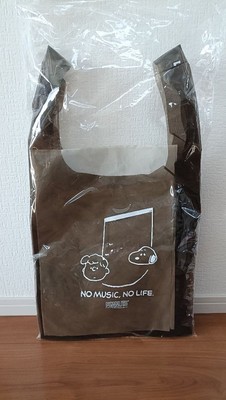Peanuts Snoopy x Tower Records Limited Clear Vinyl Tote Bag PVC 