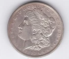 Vintage 1892 P Morgan Silver Dollar$ XF+ Coin