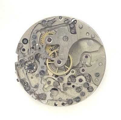 Uhr Chronograph VALJOUX 77 Für Restaurieren Achse Lenkrad Gut