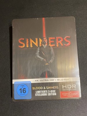 Blood & Sinners - Limited 2 Disc 4K UHD + Blu-ray Steelbook Edition - NEU & OVP