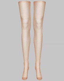 Maison Close Nude Stockings, 20D Back Seamed Cut-Cureld, Made in Italy