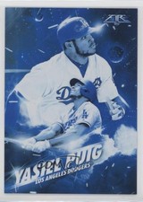 2017 Topps Fire Fired Up! Blue Chip Yasiel Puig #F-3 fm0