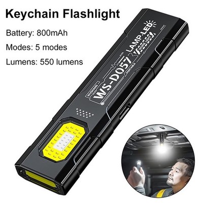 Compact Multi-Mode Pocket LED Flashlight USB Rechargeablekompakt und tragbar
