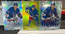 25-26 UD Allure Gabe Perreault Yellow-Green Color Flow/ Hue’s Next Base & Bl  RC