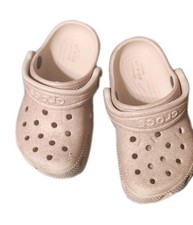 Children Size 8 Crocs Glitter Pink Girl