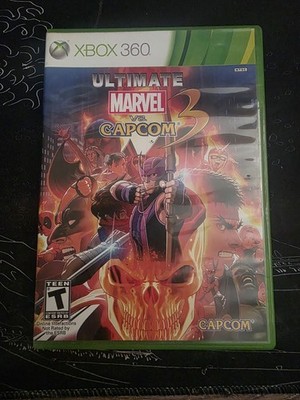 Capcom Ultimate Marvel vs. Capcom 3 Xbox 360 Online Multiplayer Disc & Case