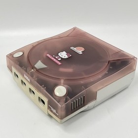 Sega Dreamcast DC Console HELLO KITTY Ver Clear Pink HKT-3000 with Keyboard