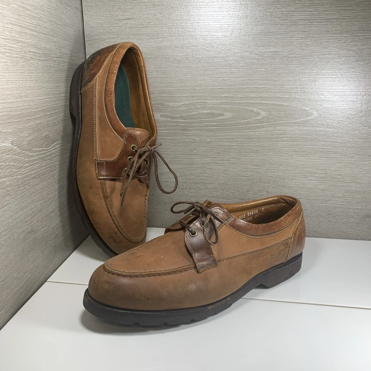 Allen Edmonds Boat Shoe Leather Upper Casual Shoes for Men for