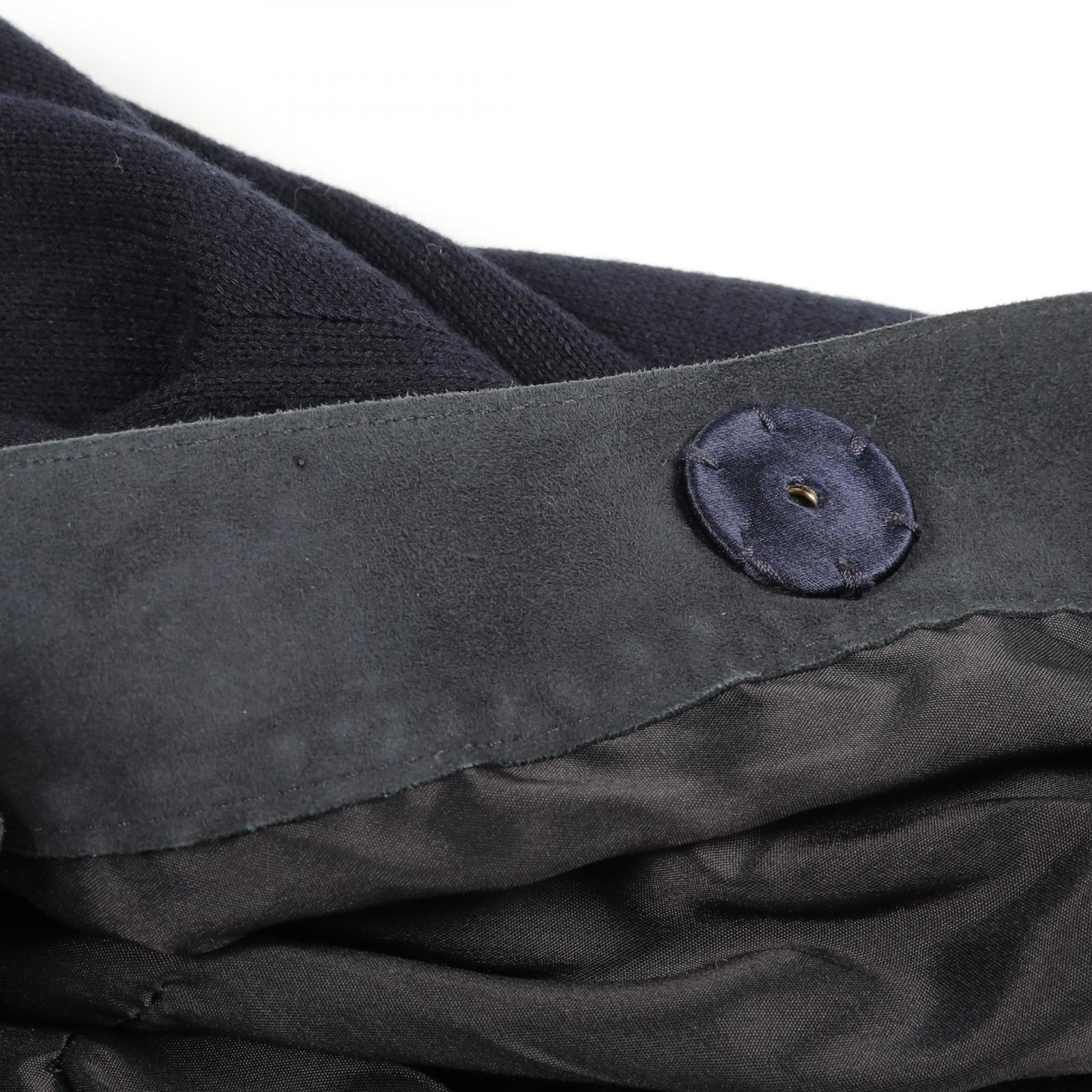 Herno Collarless Jacket Clothing Outer Suede Acet… - image 8