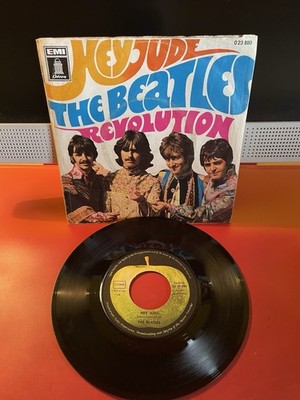 The BEATLES Vinyl SINGLE Hey Jude 60 70 1st Apple 1 OVP BOX Jukebox 7   no LP EP