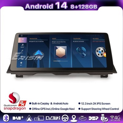 8+128GB Android 14 Autoradio BMW 7er F01/F02 NBT CarPlay GPS iDrive WiFi DAB+GPS