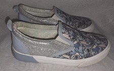 Disney Lilo And Stitch Girls Size 3 Slip On Shoe Ground Up Sparkly Sides