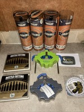 Kinkajou Bottle Cutter x2, 4 Packs Jabiru Bottle Top Stems  Sand Paper. READ 