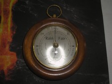 shortland wall barometer/ temperature gauge , 5.5 inch wide .