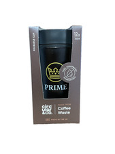 Reusable Coffee Cups made from Coffee Waste. Large 12oz Leakproof. Recyclable