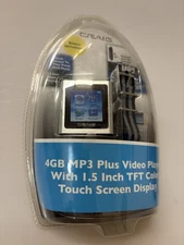 Craig 4GB MP3 Player Plus Video Player with 1.8" Color Display NEW/SEALED