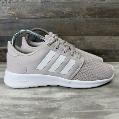 Adidas Women s Cloudfoam QT Racer Running Shoes Size 6.5 Light Pink B43758 New