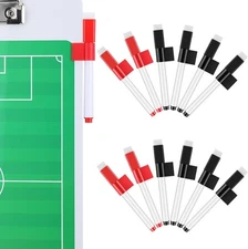 12 Pcs Magnetic Whiteboard Markers for Coaches Clipboards Dry Erase Markers with