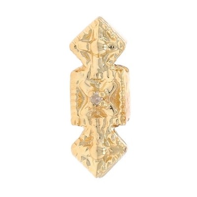 Richard Klein Diamant Plättchen Charm Gelbgold 14k Einzelschliff Geometrische Perle