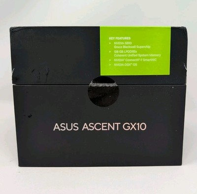 NEW ASUS Ascent GX10 GG0016BN AI Supercomputer NVIDIA GB10 128GB RAM 4TB SSD
