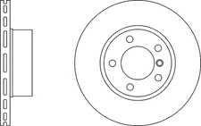 2x Vented Brake Discs and Pads fits BMW 318D E91 2.0D Front 05 to 07 300mm Set