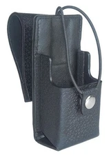 Leather Carry Case for Motorola MOTOTRBO XPR 6550 Radio - with Swivel Belt Loop