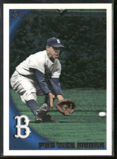 Pee Wee Reese 2010 Topps Legend Image Variation Card SP #549 Brooklyn Dodgers