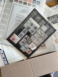 From Estate Small Box Of Stamps From Around The World Wonder Box.