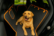 Dog Car Seat Cover for Back Seat, Waterproof Seat Protector Scratchproof ,Black